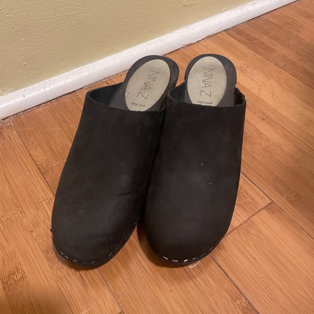 Black Clogs by Nina Z
